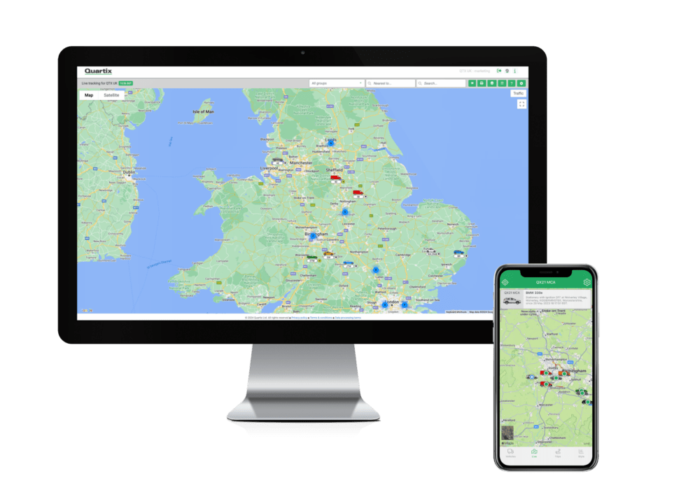 UK Quartix Vehicle Tracking System