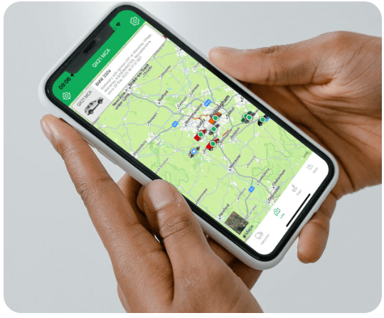 Quartix vehicle tracking mobile app